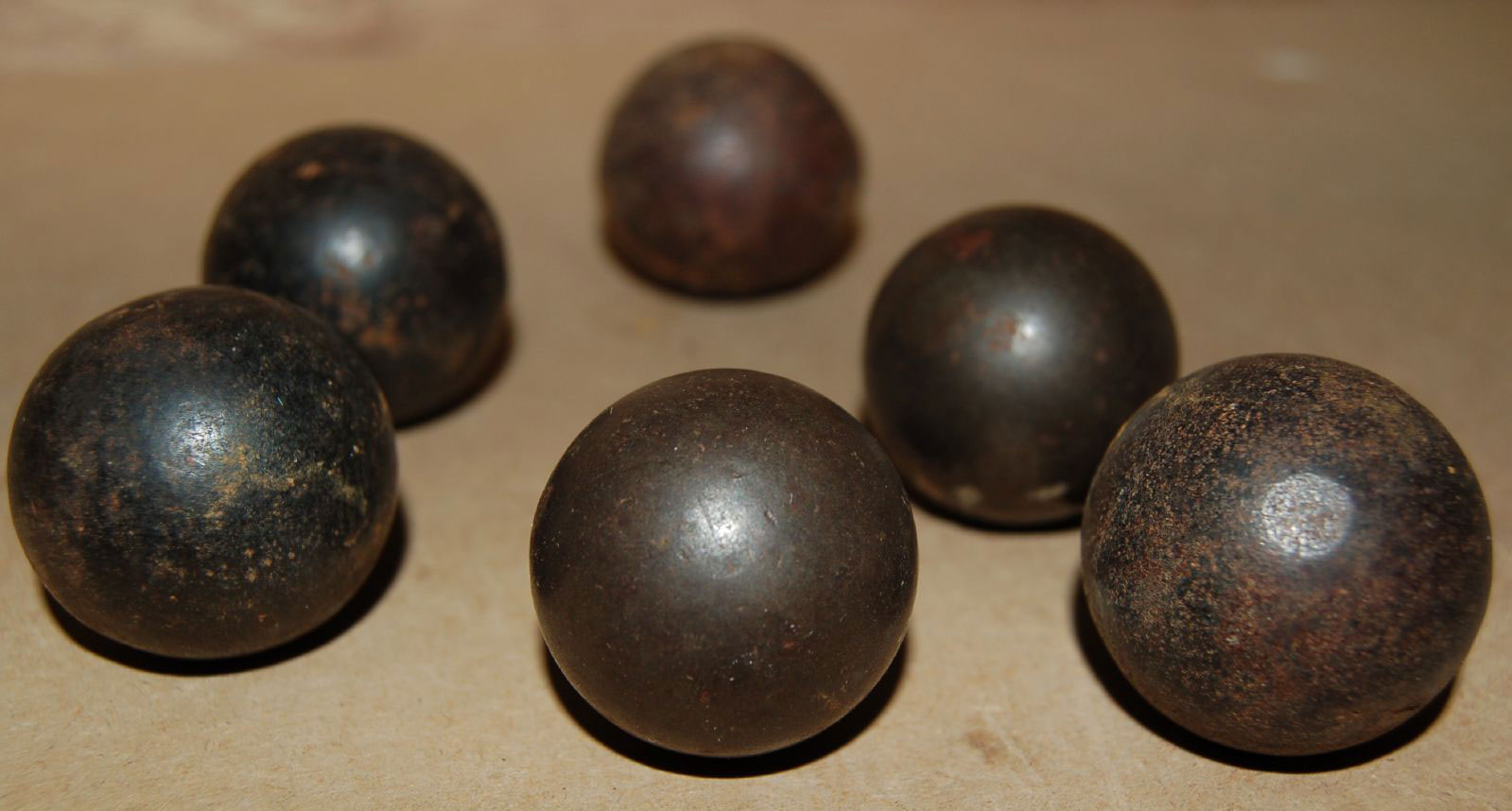 stone musket balls